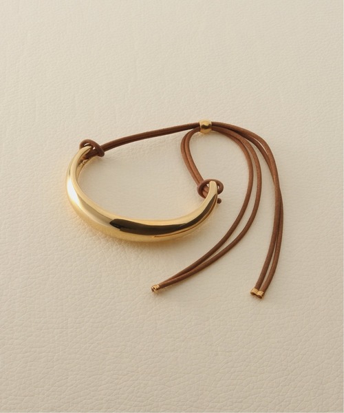 Deuxieme Classe(ドゥーズィエムクラス)の「【Magnifique azur/マニフィーク アジュー】 C GOLD LEATHER ブレスレット(ブレスレット・レディース・ゴールド・FREE)」の12枚目の写真