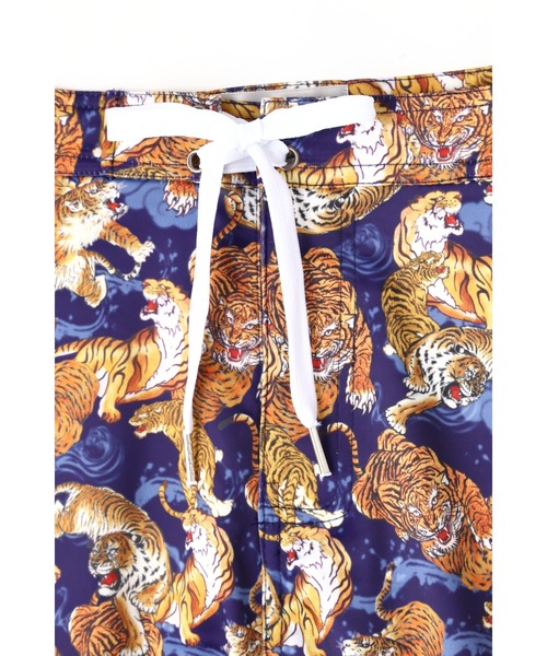 BLUE TORNADO（ブルートルネード）の「BLUE TORNADO∴タイガープリントショーツ（その他パンツ・メンズ・ネイビー/アイボリー・M/L）」の9枚目の写真