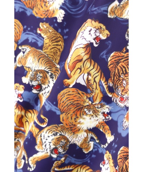 BLUE TORNADO（ブルートルネード）の「BLUE TORNADO∴タイガープリントショーツ（その他パンツ・メンズ・ネイビー/アイボリー・M/L）」の5枚目の写真