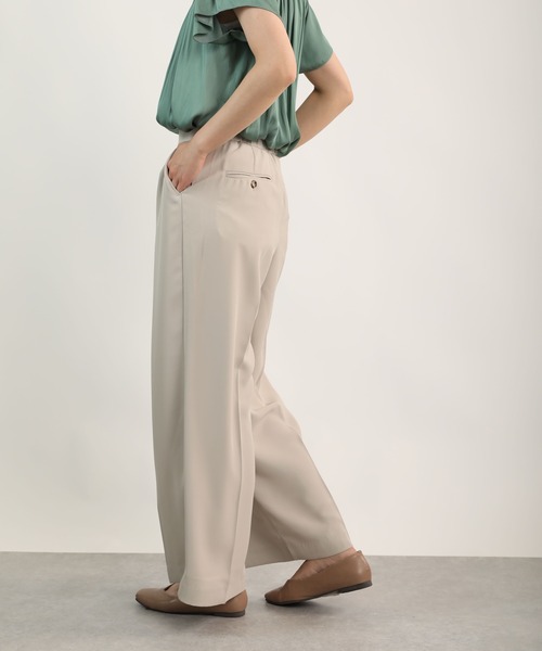 PICCIN（ピッチン）の「センタープレスワイドパンツ（その他パンツ・レディース・ベージュ/ネイビー/チェリーピンク・S/M）」の8枚目の写真