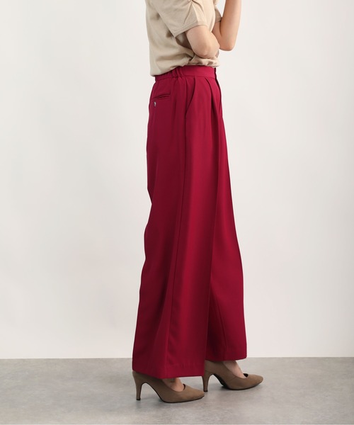 PICCIN（ピッチン）の「センタープレスワイドパンツ（その他パンツ・レディース・ベージュ/ネイビー/チェリーピンク・S/M）」の15枚目の写真