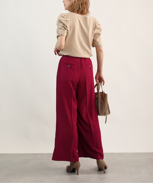 PICCIN（ピッチン）の「センタープレスワイドパンツ（その他パンツ・レディース・ベージュ/ネイビー/チェリーピンク・S/M）」の20枚目の写真