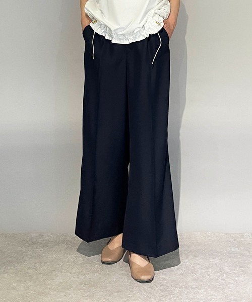 PICCIN（ピッチン）の「センタープレスワイドパンツ（その他パンツ・レディース・ベージュ/ネイビー/チェリーピンク・S/M）」の22枚目の写真