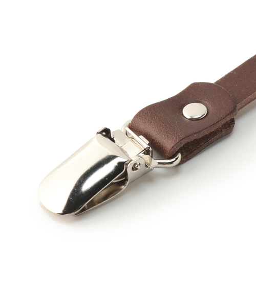 SLOBE IENA(スローブイエナ)の「【ARTBROWN /アートブラウン】 レザーサスペンダー(サスペンダー・レディース・ブラック/ブラウン・FREE)」の14枚目の写真