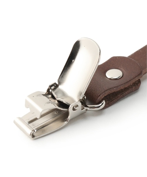 SLOBE IENA(スローブイエナ)の「【ARTBROWN /アートブラウン】 レザーサスペンダー(サスペンダー・レディース・ブラック/ブラウン・FREE)」の5枚目の写真