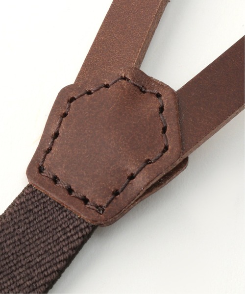 SLOBE IENA(スローブイエナ)の「【ARTBROWN /アートブラウン】 レザーサスペンダー(サスペンダー・レディース・ブラック/ブラウン・FREE)」の8枚目の写真