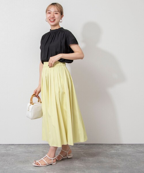 NOLLEY’S(ノーリーズ)の「【新色追加】ウエストポイントリバータフタスカート(スカート・レディース・インディゴブルー/ライトブルー/ラベンダー/オリーブ/ダークグリーン/ピンク/パープル/ロイヤルブルー/イエロー・1/2)」の18枚目の写真