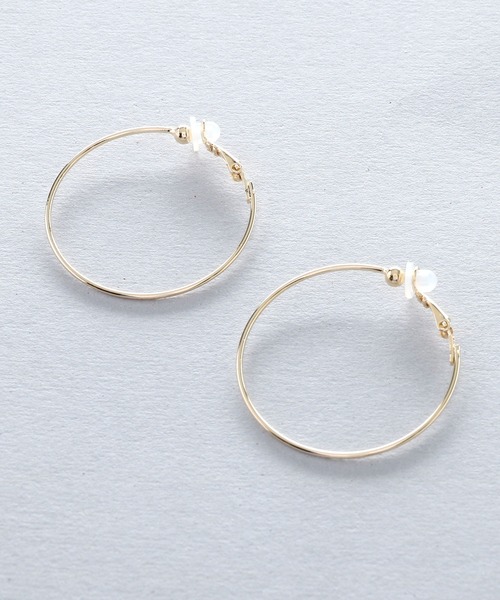 Manon's Selection（マノンズセレクション）の「ワンタッチフープイヤリング40mm（イヤリング・レディース・ゴールド/シルバー・ONE SIZE）」の7枚目の写真