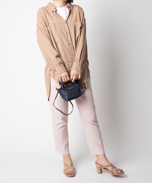 ECHELLE Liberte（エシェルリベルテ）の「LONGCHAMP LE PLIAGE CUIR XXS size ロンシャン ル プリアージュ キュイール 2way ハンドバッグ（ハンドバッグ・レディース・ブラック/ネイビー/ダークブルー/ベビーピンク/グレイッシュベージュ/ブラウン/オフホワイト・FREE）」の14枚目の写真