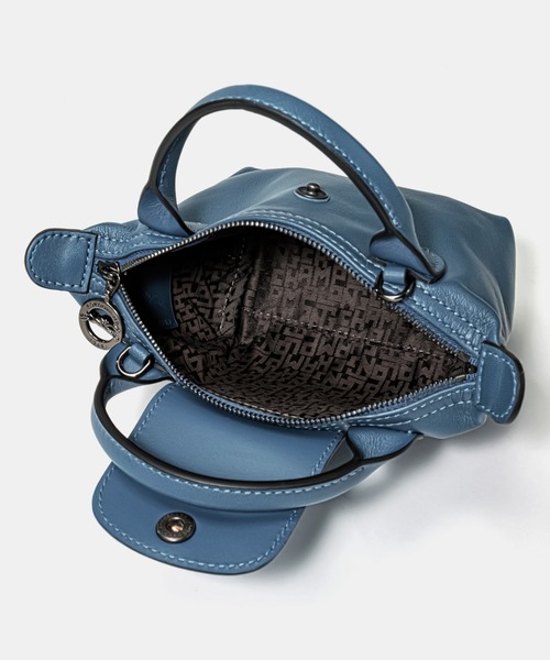 ECHELLE Liberte（エシェルリベルテ）の「LONGCHAMP LE PLIAGE CUIR XXS size ロンシャン ル プリアージュ キュイール 2way ハンドバッグ（ハンドバッグ・レディース・ブラック/ネイビー/ダークブルー/ベビーピンク/グレイッシュベージュ/ブラウン/オフホワイト・FREE）」の13枚目の写真