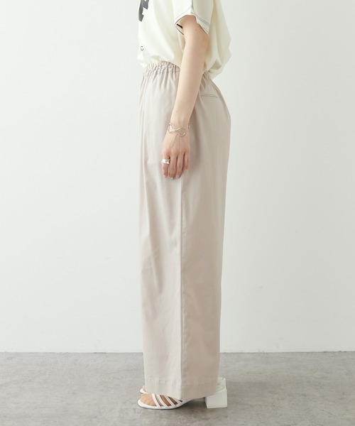 PUAL CE CIN（ピュアルセシン）の「JAPAN MADE麻混リラックスパンツ（その他パンツ・レディース・ベージュ/ネイビー/イエロー/グリーン・FREE）」の11枚目の写真