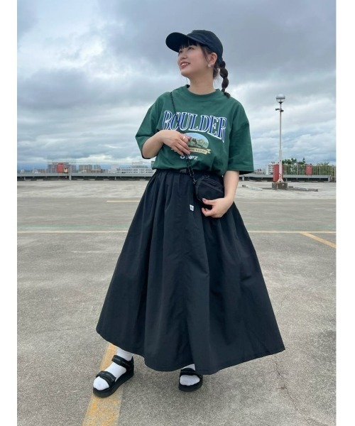 CAMP7(キャンプセブン)の「【CAMP7】BOULDERTシャツ(Tシャツ/カットソー・レディース・グリーン/ホワイト/ブラック・M/L)」の17枚目の写真