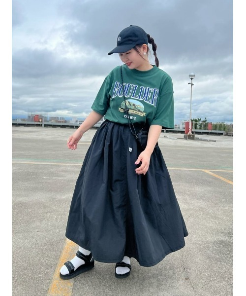 CAMP7(キャンプセブン)の「【CAMP7】BOULDERTシャツ(Tシャツ/カットソー・レディース・グリーン/ホワイト/ブラック・M/L)」の18枚目の写真