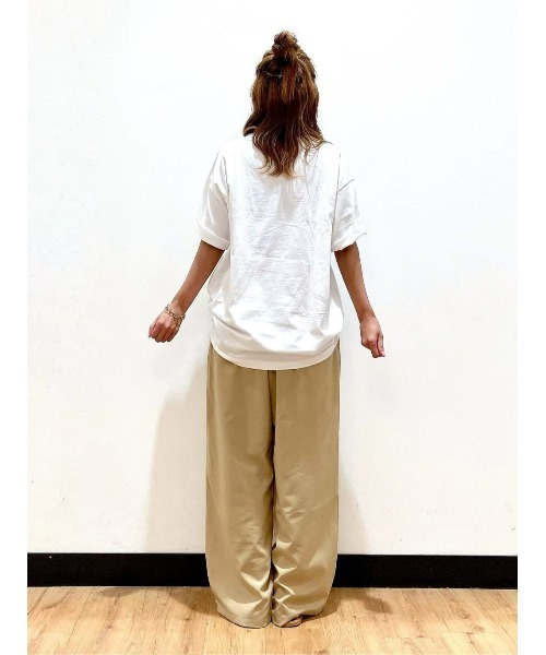 CAMP7(キャンプセブン)の「【CAMP7】BOULDERTシャツ(Tシャツ/カットソー・レディース・グリーン/ホワイト/ブラック・M/L)」の4枚目の写真