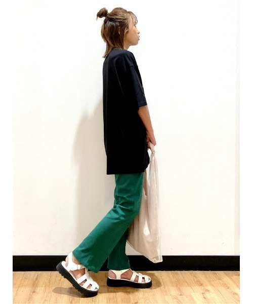 CAMP7(キャンプセブン)の「【CAMP7】BOULDERTシャツ(Tシャツ/カットソー・レディース・グリーン/ホワイト/ブラック・M/L)」の16枚目の写真