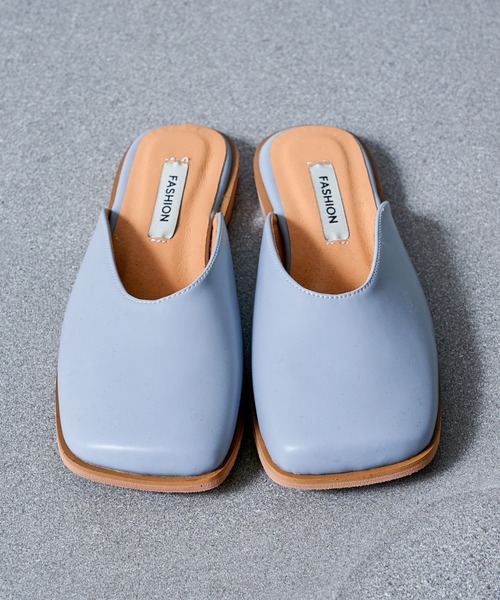 MAISON BREEZE（メゾンブリーズ）の「【MAISON BREEZE】スクエアトゥサンダル SCCH140（サンダル・レディース・グレー/グリーン/アイボリー/マルチ・35/37/39）」の11枚目の写真