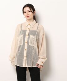 CAPRICIEUX LE'MAGE | メッシュシャツ(シャツ/ブラウス)