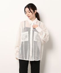 CAPRICIEUX LE'MAGE | メッシュシャツ(シャツ/ブラウス)