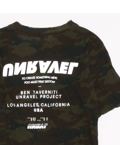 UNRAVEL PROJECT/アンラヴェルプロジェクト/CAMO L JERSEY TOUR SKATE TEE(UMS8-018)