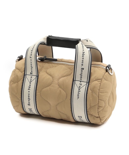 BAYFLOW(ベイフロー)の「ロゴテープキルティングドラム(ハンドバッグ・レディース・オレンジ/ブラック/ベージュ・FREE)」の11枚目の写真