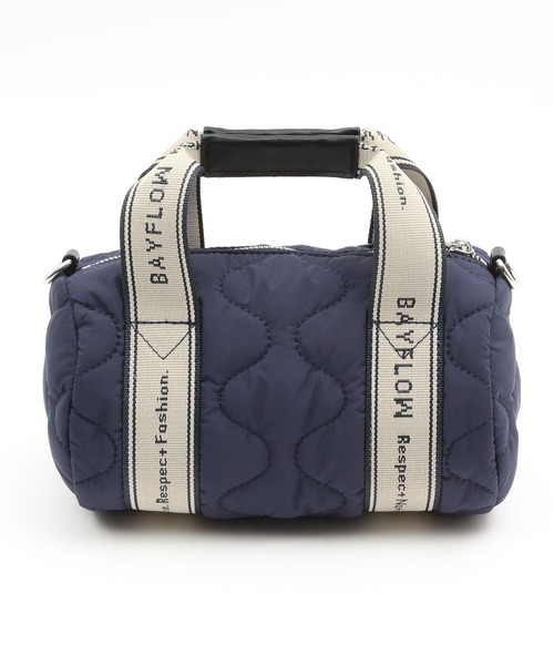 BAYFLOW(ベイフロー)の「ロゴテープキルティングドラム(ハンドバッグ・レディース・オレンジ/ブラック/ベージュ・FREE)」の18枚目の写真