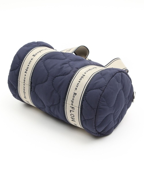 BAYFLOW(ベイフロー)の「ロゴテープキルティングドラム(ハンドバッグ・レディース・オレンジ/ブラック/ベージュ・FREE)」の19枚目の写真