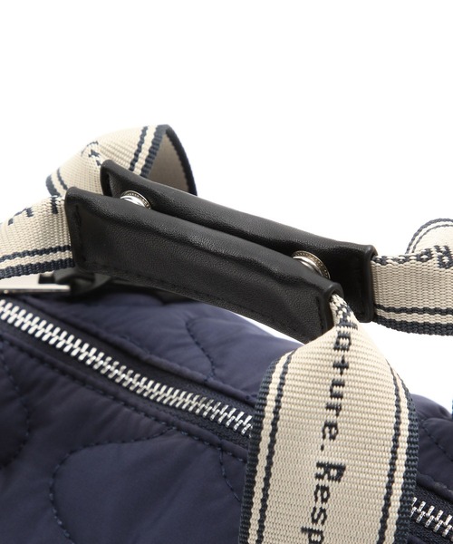 BAYFLOW(ベイフロー)の「ロゴテープキルティングドラム(ハンドバッグ・レディース・オレンジ/ブラック/ベージュ・FREE)」の20枚目の写真