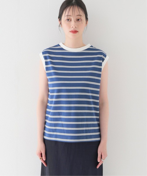 Champion(チャンピオン)の「【Champion/チャンピオン】sleeveless tee(Tシャツ/カットソー・レディース・ベージュ/グリーン/ネイビー・FREE)」の4枚目の写真