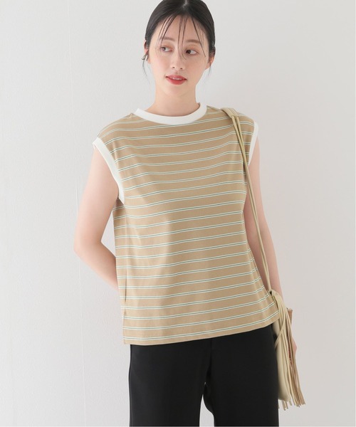 Champion(チャンピオン)の「【Champion/チャンピオン】sleeveless tee(Tシャツ/カットソー・レディース・ベージュ/グリーン/ネイビー・FREE)」の21枚目の写真