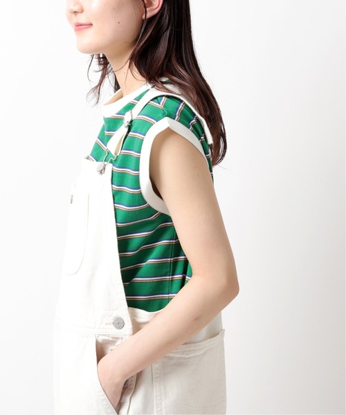 Champion(チャンピオン)の「【Champion/チャンピオン】sleeveless tee(Tシャツ/カットソー・レディース・ベージュ/グリーン/ネイビー・FREE)」の15枚目の写真