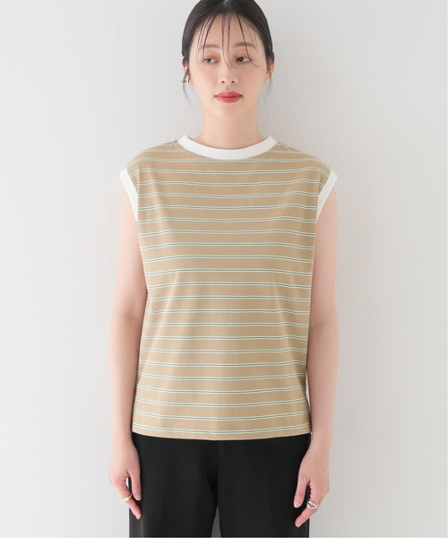 Champion(チャンピオン)の「【Champion/チャンピオン】sleeveless tee(Tシャツ/カットソー・レディース・ベージュ/グリーン/ネイビー・FREE)」の8枚目の写真