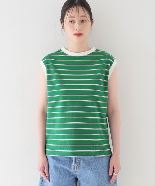 Champion(チャンピオン)の「【Champion/チャンピオン】sleeveless tee(Tシャツ/カットソー・レディース・ベージュ/グリーン/ネイビー・FREE)」の10枚目の写真