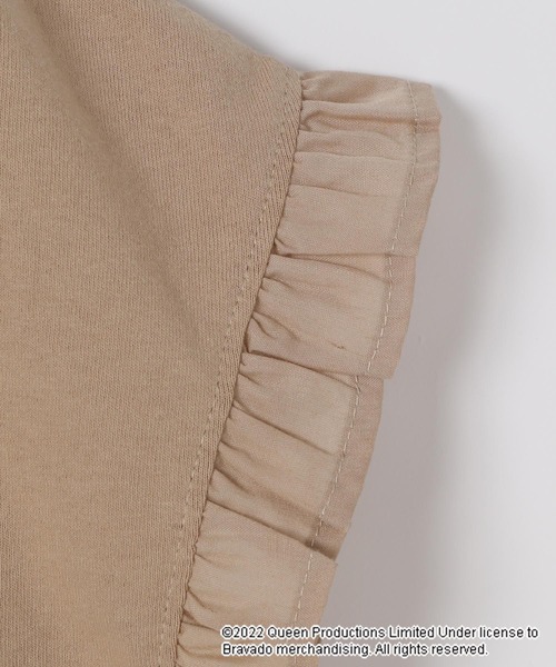 niko and...（ニコアンド）の「コラボ別注フリルバンドTシャツ（Tシャツ/カットソー・レディース・ブラック/ブラウン/オフホワイト・FREE）」の15枚目の写真