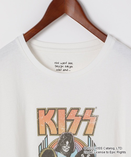 niko and...（ニコアンド）の「コラボ別注フリルバンドTシャツ（Tシャツ/カットソー・レディース・ブラック/ブラウン/オフホワイト・FREE）」の12枚目の写真