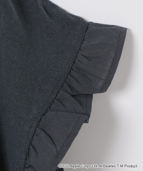 niko and...（ニコアンド）の「コラボ別注フリルバンドTシャツ（Tシャツ/カットソー・レディース・ブラック/ブラウン/オフホワイト・FREE）」の7枚目の写真