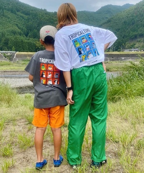 RODEO CROWNS WIDE BOWL（ロデオクラウンズワイドボウル）の「キッズサングラスアニマルズTシャツ（Tシャツ/カットソー・キッズ・ブラック/ホワイト・120/140/130/110）」の13枚目の写真