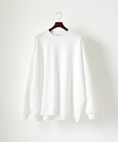 EMMA CLOTHES(エマクローズ)の「ダンボールビッグドルマンL/Sカットソー EMMA CLOTHES 2024SS(Tシャツ/カットソー・メンズ・ホワイト/ブラック/ダークグリーン/ライトブルー/ブルー・M/L)」の13枚目の写真