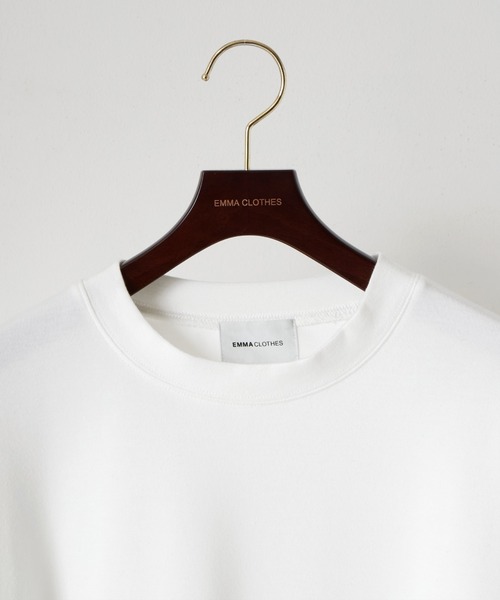 EMMA CLOTHES(エマクローズ)の「ダンボールビッグドルマンL/Sカットソー EMMA CLOTHES 2024SS(Tシャツ/カットソー・メンズ・ホワイト/ブラック/ダークグリーン/ライトブルー/ブルー・M/L)」の15枚目の写真