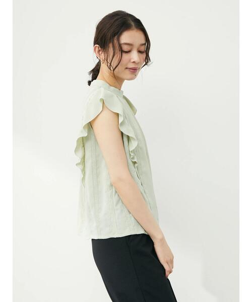 ELENCARE DUE(エレンカーレデュエ)の「・ELENCARE DUE シシュウ×ラッフルブラウス(シャツ/ブラウス・レディース・ブラック/アイボリー/グリーン系その他2・FREE)」の19枚目の写真