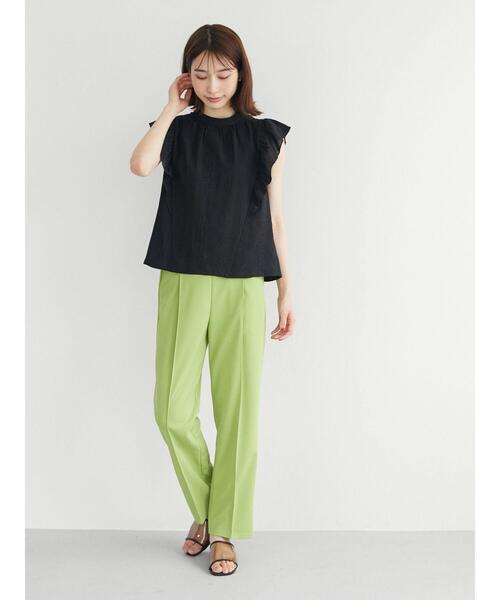 ELENCARE DUE(エレンカーレデュエ)の「・ELENCARE DUE シシュウ×ラッフルブラウス(シャツ/ブラウス・レディース・ブラック/アイボリー/グリーン系その他2・FREE)」の17枚目の写真