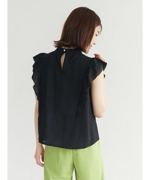 ELENCARE DUE(エレンカーレデュエ)の「・ELENCARE DUE シシュウ×ラッフルブラウス(シャツ/ブラウス・レディース・ブラック/アイボリー/グリーン系その他2・FREE)」の13枚目の写真