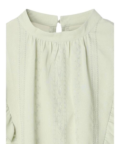 ELENCARE DUE(エレンカーレデュエ)の「・ELENCARE DUE シシュウ×ラッフルブラウス(シャツ/ブラウス・レディース・ブラック/アイボリー/グリーン系その他2・FREE)」の21枚目の写真