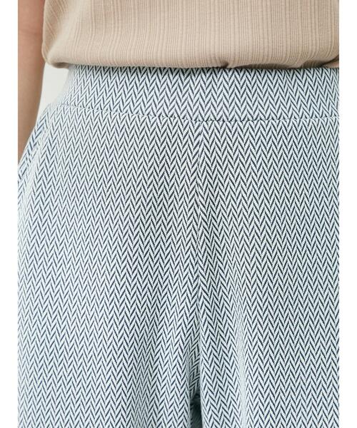 Green Parks(グリーンパークス)の「ジャガードパンツ(その他パンツ・レディース・レッド/ネイビー・FREE)」の6枚目の写真