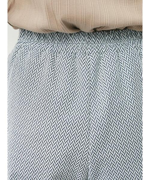 Green Parks(グリーンパークス)の「ジャガードパンツ(その他パンツ・レディース・レッド/ネイビー・FREE)」の10枚目の写真