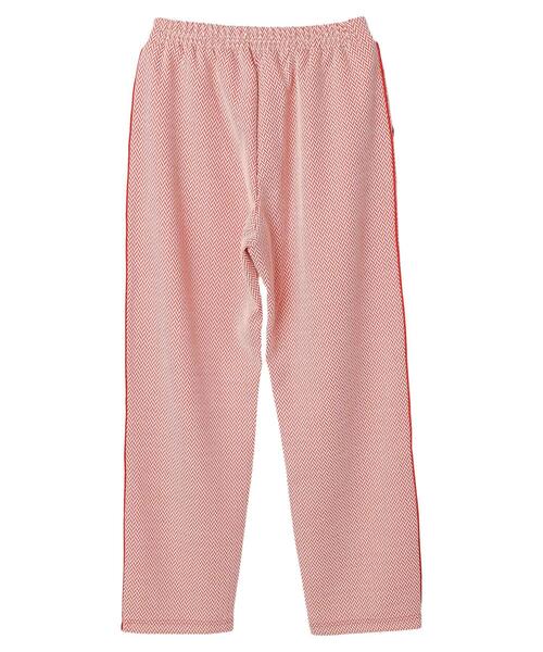 Green Parks(グリーンパークス)の「ジャガードパンツ(その他パンツ・レディース・レッド/ネイビー・FREE)」の4枚目の写真