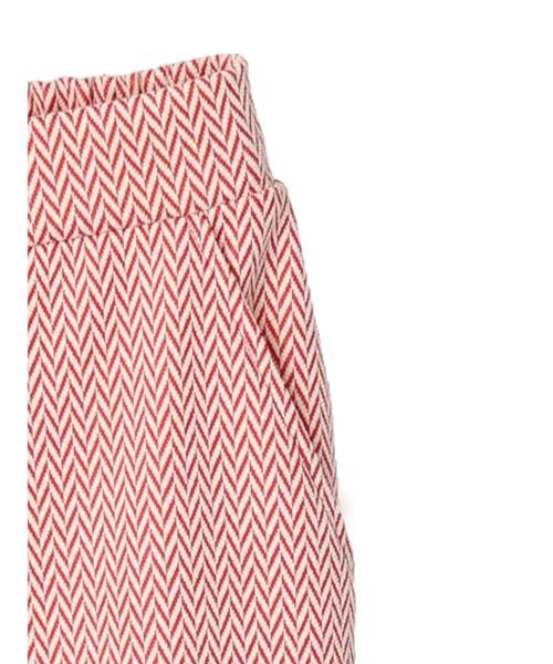 Green Parks(グリーンパークス)の「ジャガードパンツ(その他パンツ・レディース・レッド/ネイビー・FREE)」の16枚目の写真