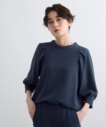 INDIVI | 【Oggi 11月号掲載/滝沢カレンさん着用】ストレッチ 袖コンシャスブラウス(シャツ/ブラウス)