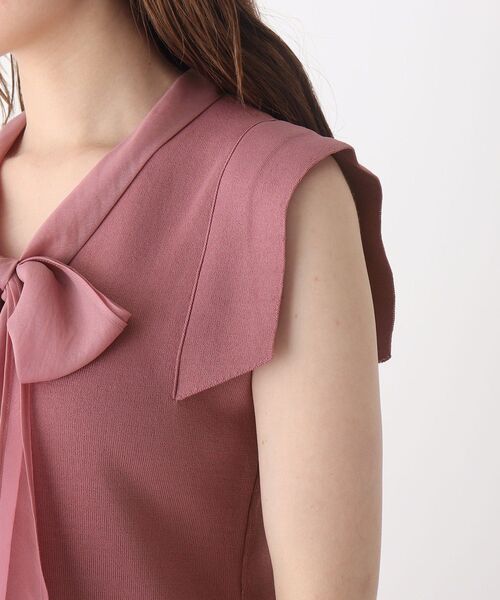 index（インデックス）の「◆ドッキングボウニット【WEB限定サイズ】（ニット/セーター・レディース・ライトグレー/ブラック/ピンク系・40/38/42/36）」の22枚目の写真