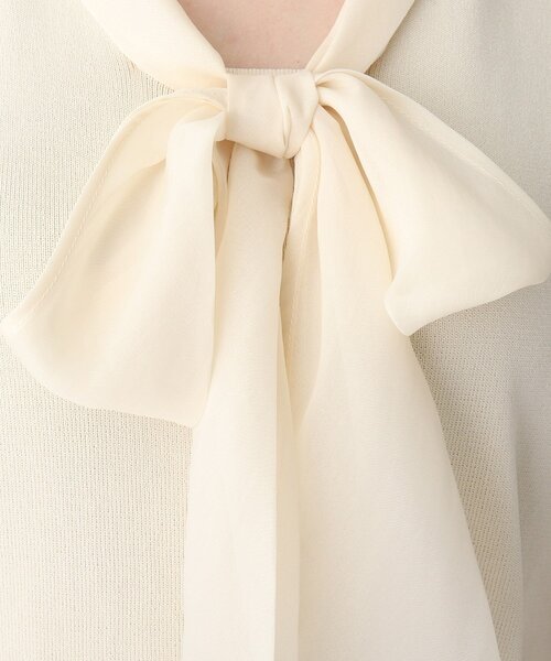 index（インデックス）の「◆ドッキングボウニット【WEB限定サイズ】（ニット/セーター・レディース・ライトグレー/ブラック/ピンク系・40/38/42/36）」の16枚目の写真