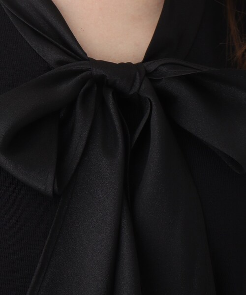 index（インデックス）の「◆ドッキングボウニット【WEB限定サイズ】（ニット/セーター・レディース・ライトグレー/ブラック/ピンク系・40/38/42/36）」の9枚目の写真